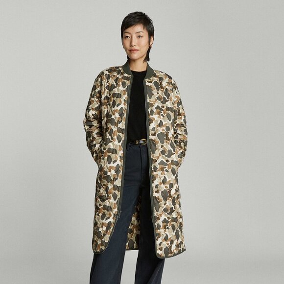 NWT Everlane Renew Long Liner - Camo - Small - Picture 2 of 4